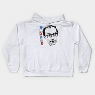 Jean-Luc Godard -- Fan Artwork Kids Hoodie